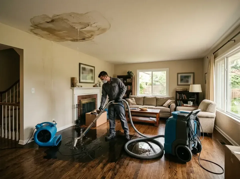 attic-pipe-burst-ceiling-drip-008 — frequently asked questions, Water Damage Restoration & Carpet Care in Northfield, OH
